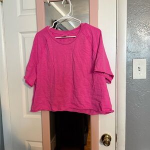 PINK Victoria's Secret Fuchsia Short Sleeve Tee